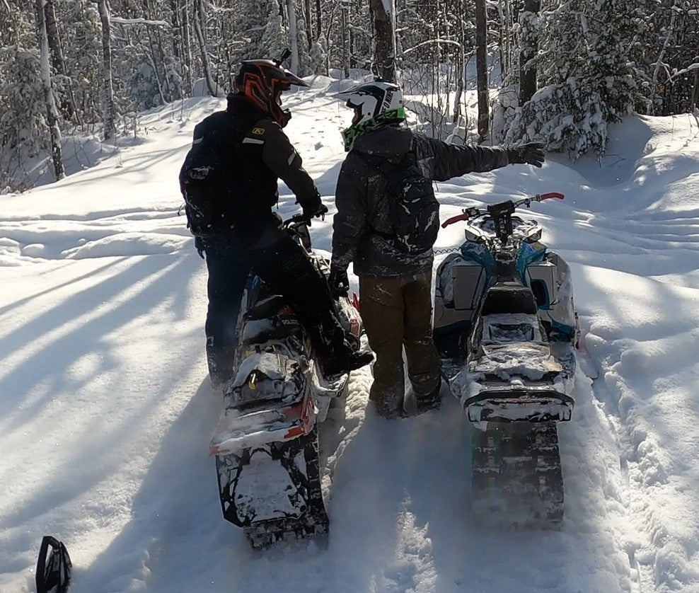 Early Season Conditions, Mid Season Keweenaw Upper Peninsula Michigan Backcountry Snowmobiling