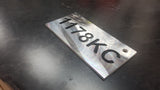 Basic UTV/ATV License Plate