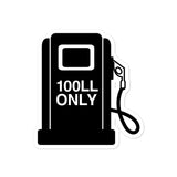 "100LL Only" Avgas Vinyl Decal